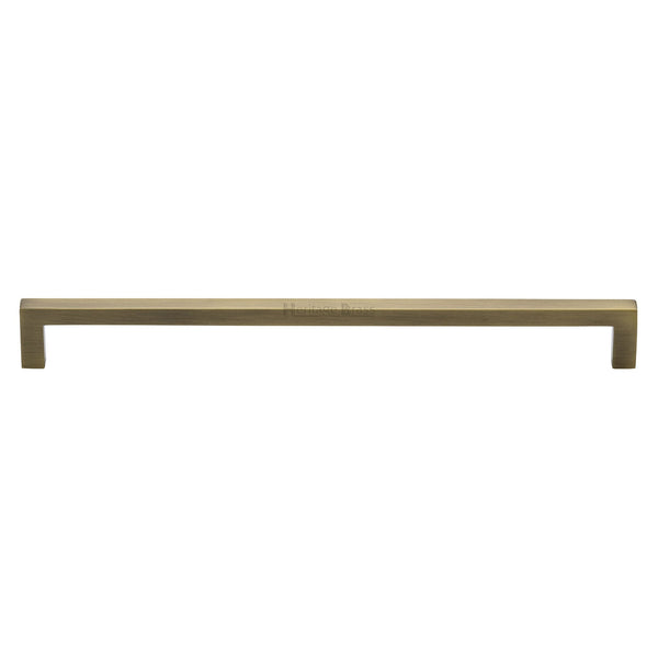 M Marcus - Heritage Brass, Square Metro Cabinet Pull Handle, Cabinet Hardware, Cabinet Pull Handles