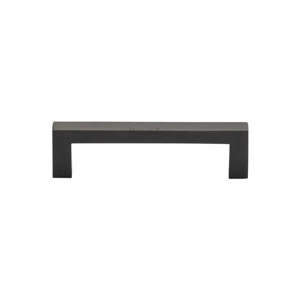 M Marcus - Heritage Brass, Square Metro Cabinet Pull Handle, Cabinet Hardware, Cabinet Pull Handles