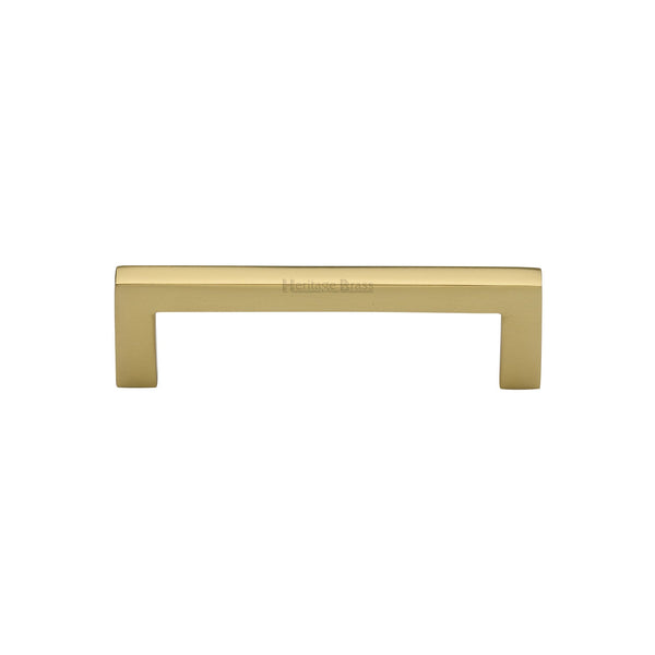 M Marcus - Heritage Brass, Square Metro Cabinet Pull Handle, Cabinet Hardware, Cabinet Pull Handles