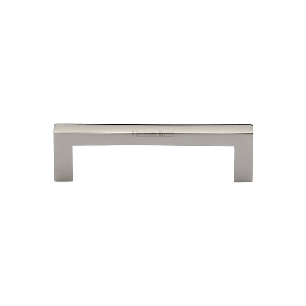 M Marcus - Heritage Brass, Square Metro Cabinet Pull Handle, Cabinet Hardware, Cabinet Pull Handles