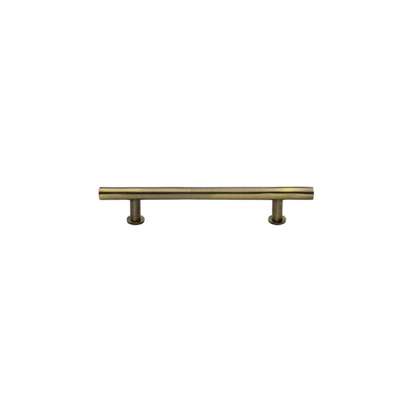 T-Bar Cabinet Pull Handle with Rose by M Marcus - Heritage Brass