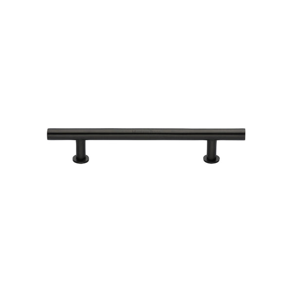 M Marcus - Heritage Brass, T-Bar Cabinet Pull Handle with Rose, Cabinet Hardware, Cabinet Pull Handles