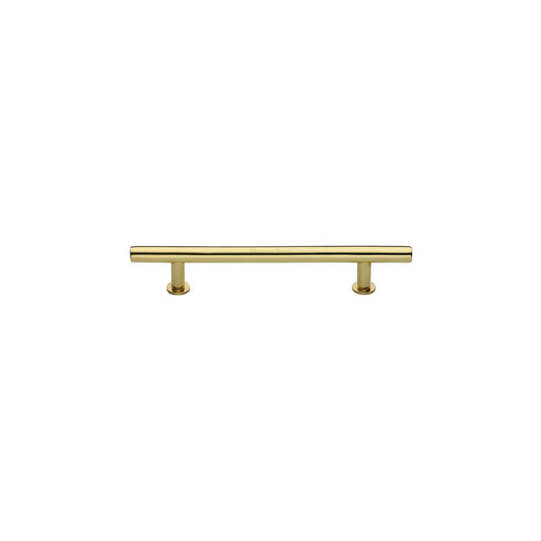 T-Bar Cabinet Pull Handle with Rose by M Marcus - Heritage Brass