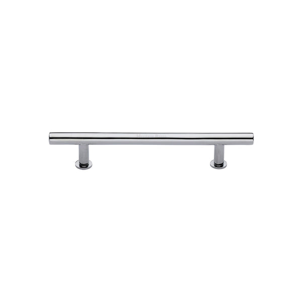 M Marcus - Heritage Brass, T-Bar Cabinet Pull Handle with Rose, Cabinet Hardware, Cabinet Pull Handles