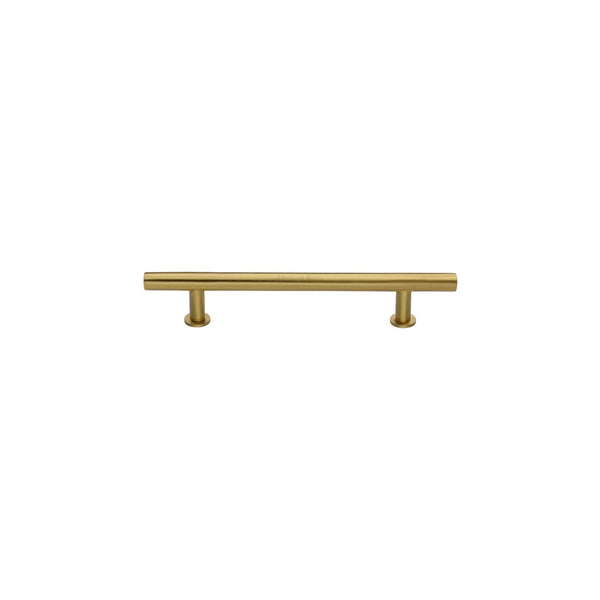 T-Bar Cabinet Pull Handle with Rose by M Marcus - Heritage Brass