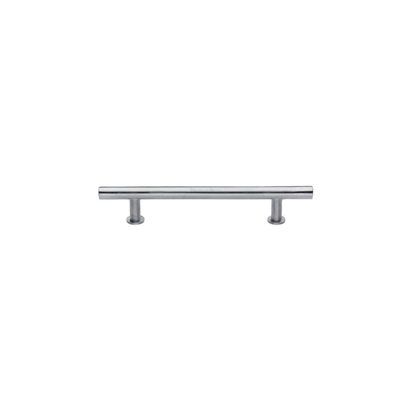T-Bar Cabinet Pull Handle with Rose by M Marcus - Heritage Brass