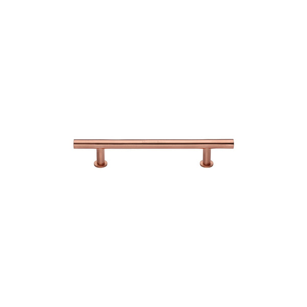 T-Bar Cabinet Pull Handle with Rose by M Marcus - Heritage Brass