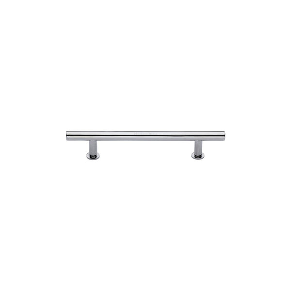 T-Bar Cabinet Pull Handle with Rose by M Marcus - Heritage Brass