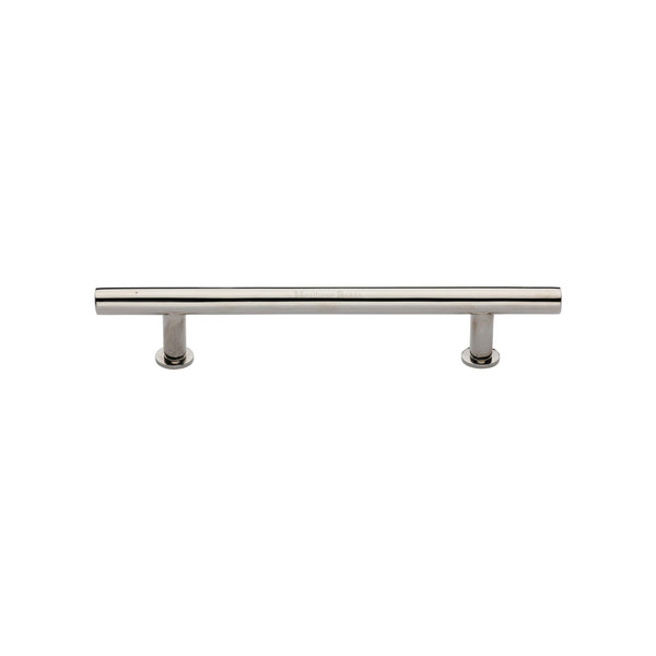 M Marcus - Heritage Brass, T-Bar Cabinet Pull Handle with Rose, Cabinet Hardware, Cabinet Pull Handles