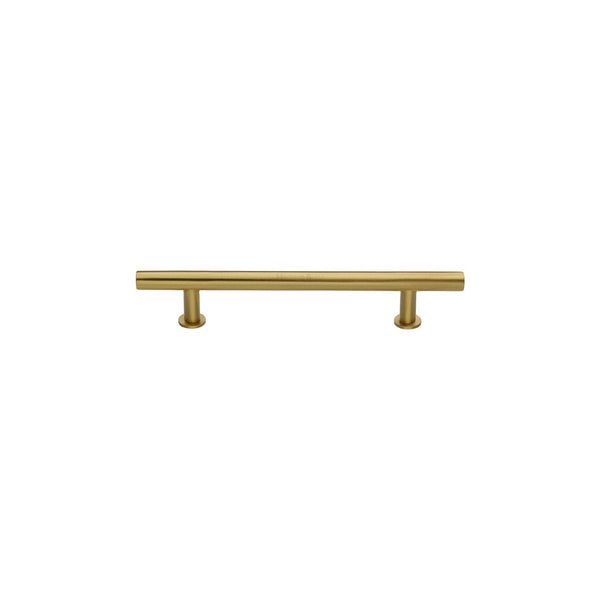 T-Bar Cabinet Pull Handle with Rose by M Marcus - Heritage Brass