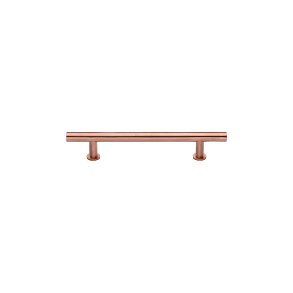 T-Bar Cabinet Pull Handle with Rose by M Marcus - Heritage Brass