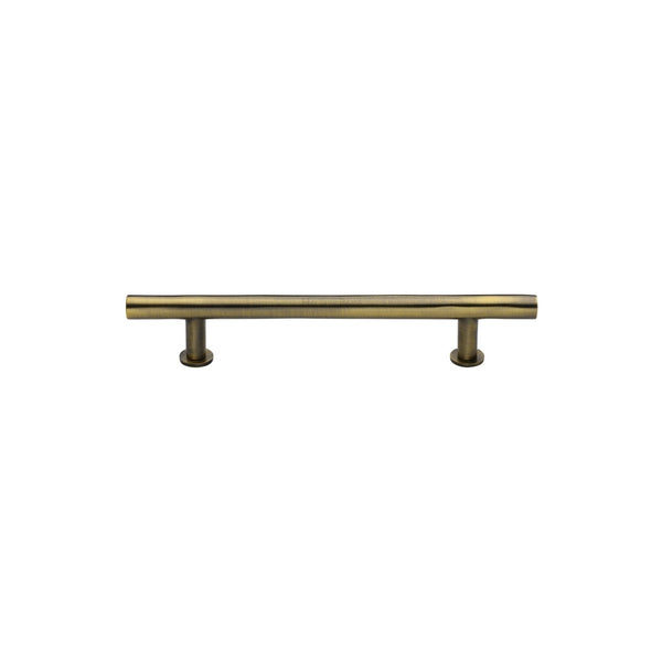 T-Bar Cabinet Pull Handle with Rose by M Marcus - Heritage Brass