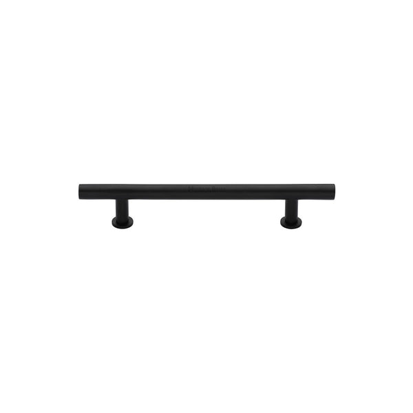T-Bar Cabinet Pull Handle with Rose by M Marcus - Heritage Brass