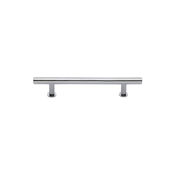 T-Bar Cabinet Pull Handle with Rose by M Marcus - Heritage Brass
