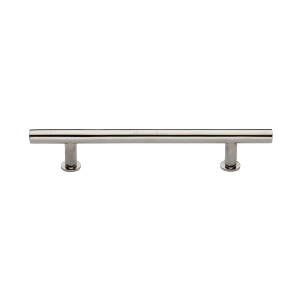 M Marcus - Heritage Brass, T-Bar Cabinet Pull Handle with Rose, Cabinet Hardware, Cabinet Pull Handles