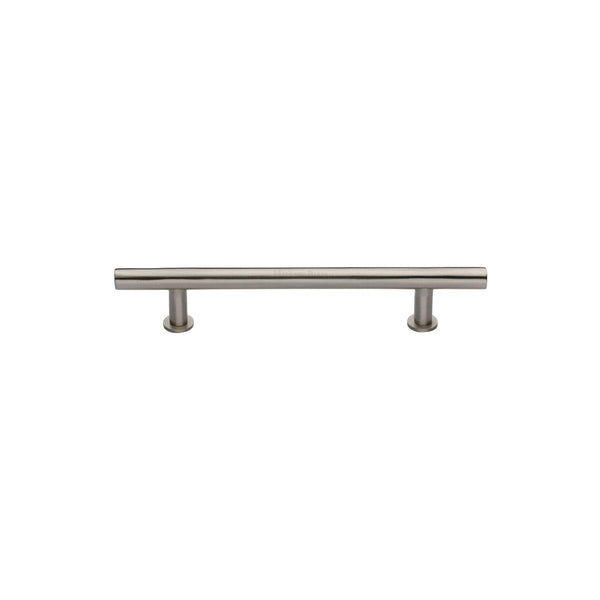T-Bar Cabinet Pull Handle with Rose by M Marcus - Heritage Brass