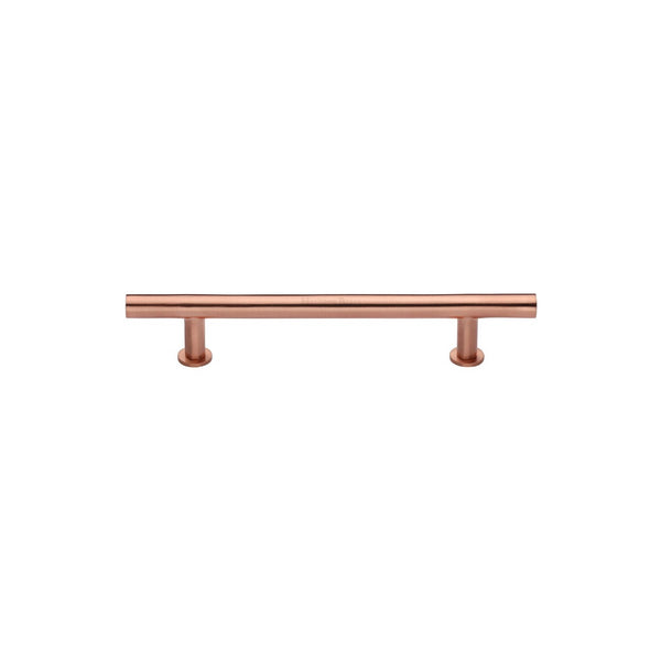 T-Bar Cabinet Pull Handle with Rose by M Marcus - Heritage Brass
