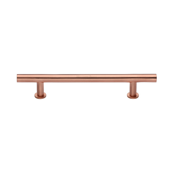 M Marcus - Heritage Brass, T-Bar Cabinet Pull Handle with Rose, Cabinet Hardware, Cabinet Pull Handles