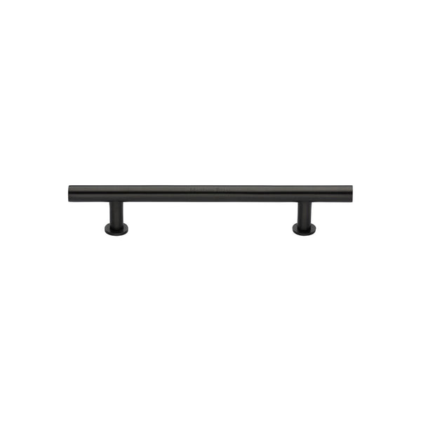 T-Bar Cabinet Pull Handle with Rose by M Marcus - Heritage Brass
