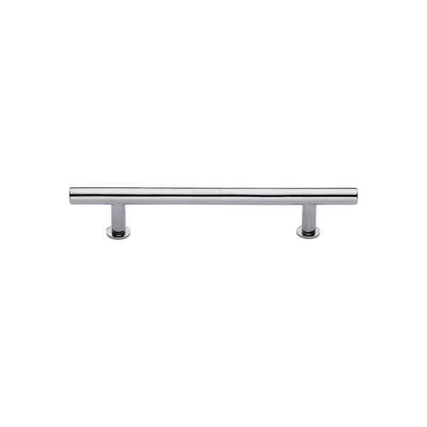 T-Bar Cabinet Pull Handle with Rose by M Marcus - Heritage Brass