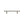 T-Bar Cabinet Pull Handle with Rose by M Marcus - Heritage Brass