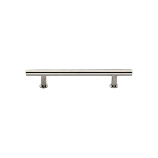 T-Bar Cabinet Pull Handle with Rose by M Marcus - Heritage Brass