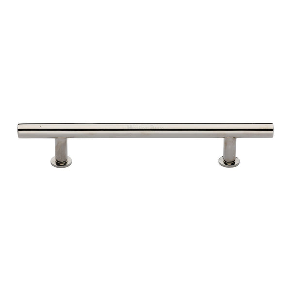 M Marcus - Heritage Brass, T-Bar Cabinet Pull Handle with Rose, Cabinet Hardware, Cabinet Pull Handles