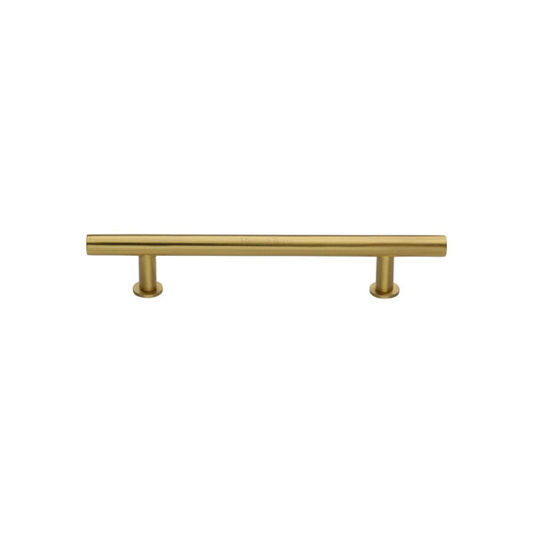 T-Bar Cabinet Pull Handle with Rose by M Marcus - Heritage Brass