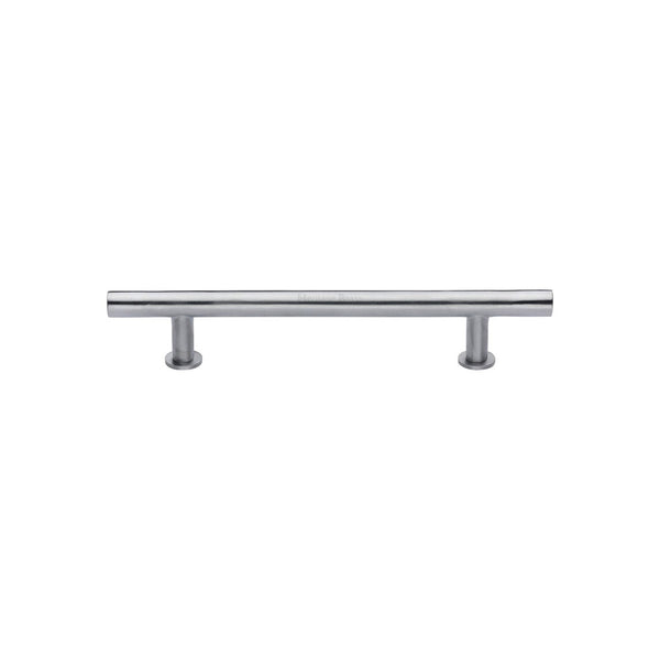 T-Bar Cabinet Pull Handle with Rose by M Marcus - Heritage Brass