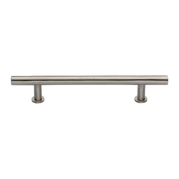 M Marcus - Heritage Brass, T-Bar Cabinet Pull Handle with Rose, Cabinet Hardware, Cabinet Pull Handles