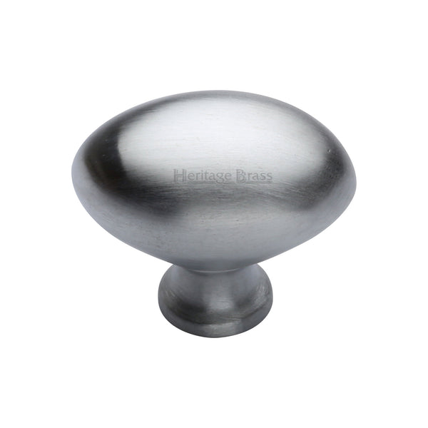 Victorian Oval Cabinet Knob by M Marcus - Heritage Brass