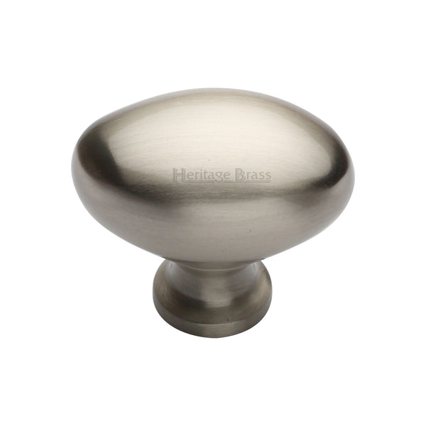 Victorian Oval Cabinet Knob by M Marcus - Heritage Brass