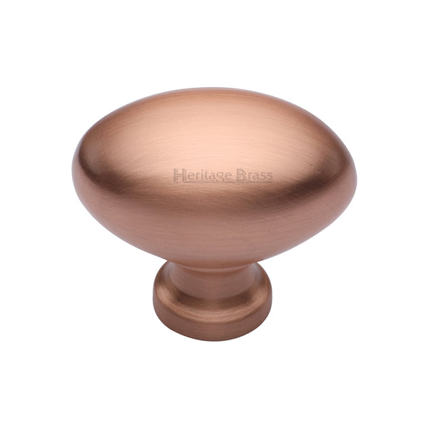 Victorian Oval Cabinet Knob by M Marcus - Heritage Brass
