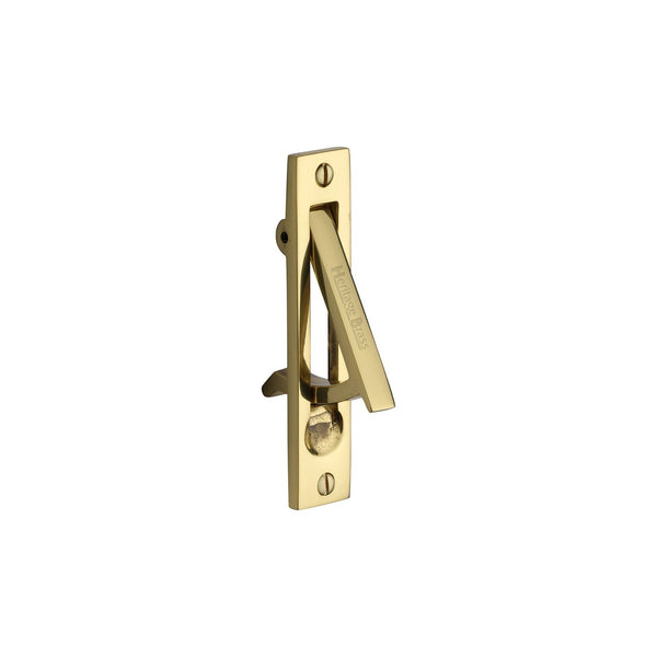 Pocket Door Edge Pull by M Marcus - Heritage Brass