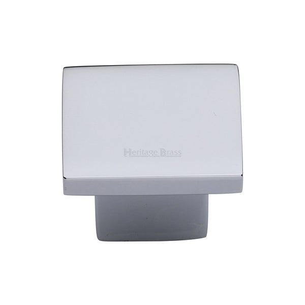 Classic Square Cabinet Knob by M Marcus - Heritage Brass