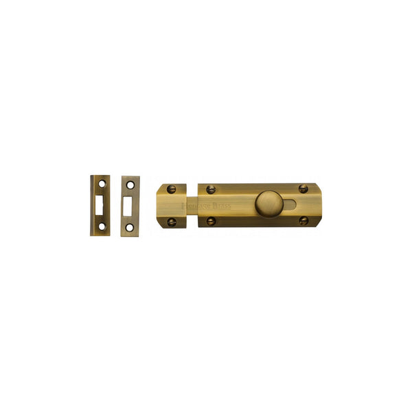 Flat Bolt by M Marcus - Heritage Brass