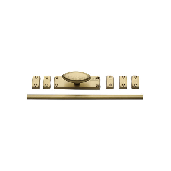 Espagnolette Bolt by M Marcus - Heritage Brass