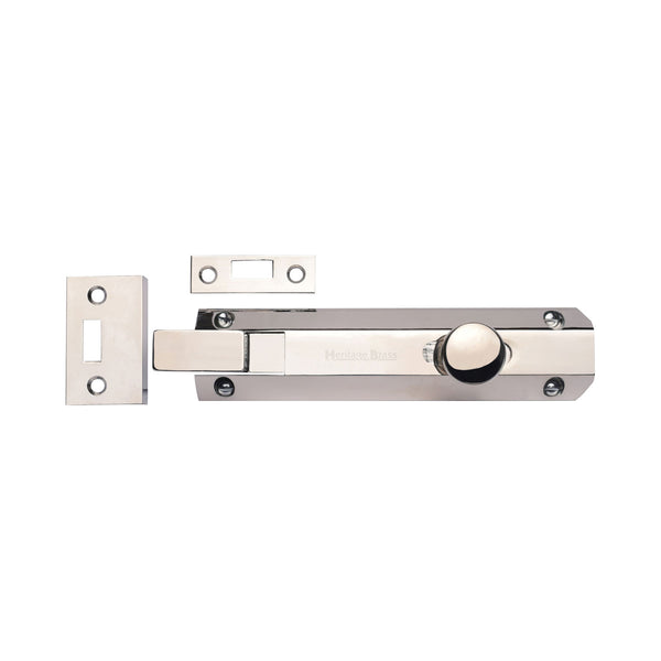 Necked Door Bolt. by M Marcus - Heritage Brass