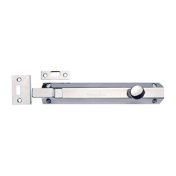 Necked Door Bolt. by M Marcus - Heritage Brass