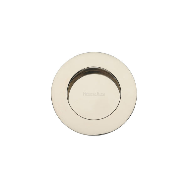 Round Flush Pull - C1835 by M Marcus - Heritage Brass