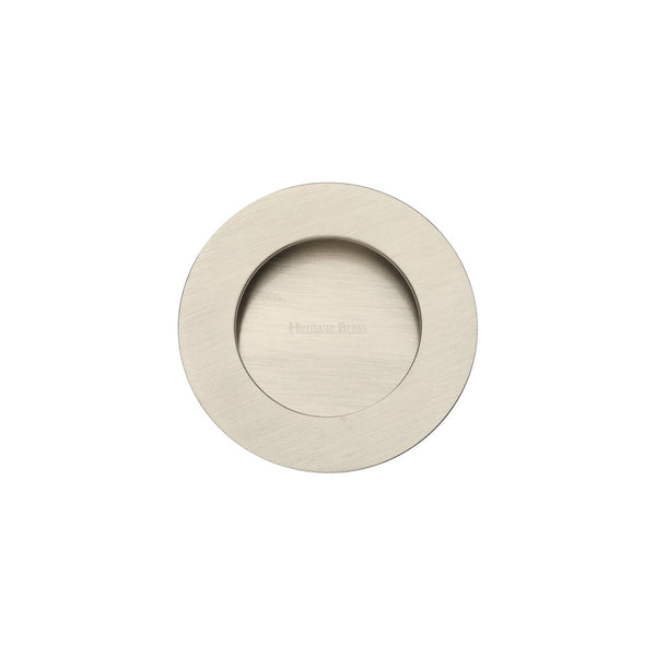 Round Flush Pull - C1835 by M Marcus - Heritage Brass