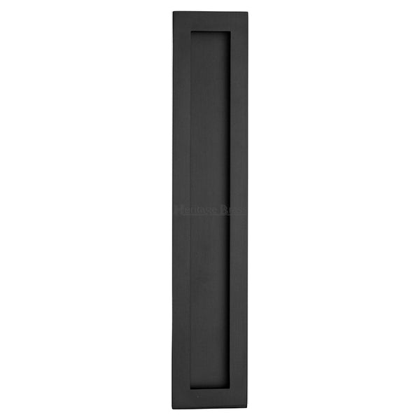 Rectangular Flush Pull - C1855 by M Marcus - Heritage Brass