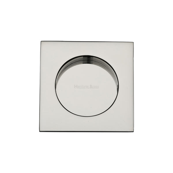 Square Flush Pull - C1860 by M Marcus - Heritage Brass