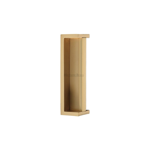 Heritage Brass Sliding Flush Pull by M Marcus - Heritage Brass