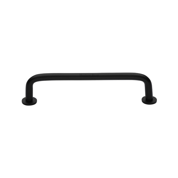 Wire Cabinet Pull Handle with Rose by M Marcus - Heritage Brass