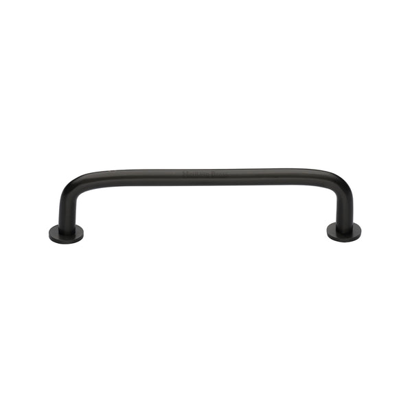 Wire Cabinet Pull Handle with Rose by M Marcus - Heritage Brass