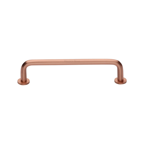 Wire Cabinet Pull Handle with Rose by M Marcus - Heritage Brass