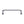 Wire Cabinet Pull Handle with Rose by M Marcus - Heritage Brass