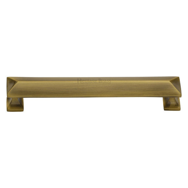 M Marcus - Heritage Brass, Pyramid Cabinet Pull Handle, Cabinet Hardware, Cabinet Pull Handles