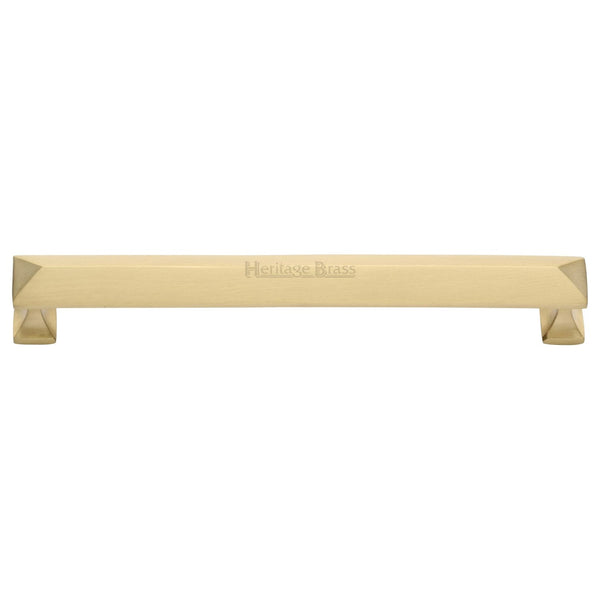 M Marcus - Heritage Brass, Pyramid Cabinet Pull Handle, Cabinet Hardware, Cabinet Pull Handles